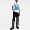 SS22 Character Printing Round Neck Short Sleeve Pullover Ordinary Version White