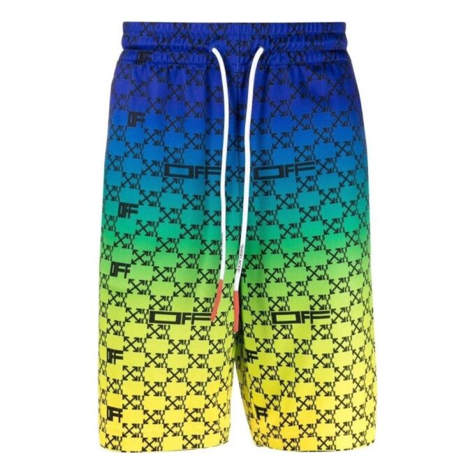 SS22 Gradient Printing Shorts Multicolor
