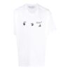 SS22 Logo Printing Short Sleeve Loose Fit White T-Shirt