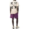 SS22 Logo Round Neck Printing Short Sleeve Beige