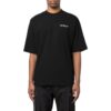 SS22 Printing Round Neck Short Sleeve Loose Fit Black