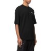 SS22 Printing Round Neck Short Sleeve Loose Fit Black