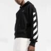 SS22 sleeve White Stripe Pullover Ordinary Version Black