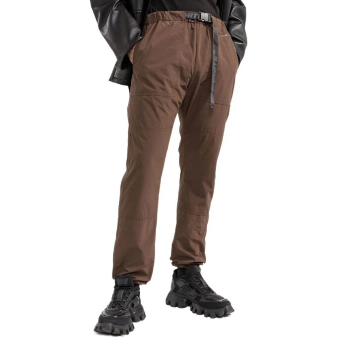 SS22 Solid Color Straight Casual Pants Ordinary Version Brown