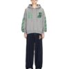 SS24 Varsity Skate Hoodie “Melange Grey College Green”