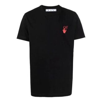 Starred Arrow Slim Tee “Black/Red”