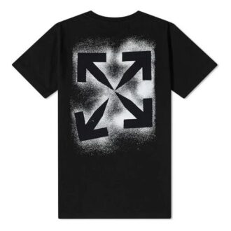 Stencil Short-Sleeve Slim Tee “Black/White”