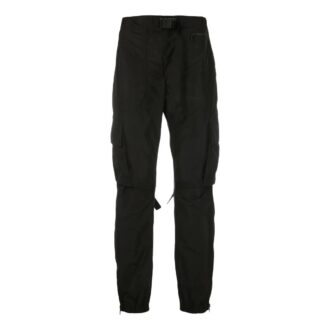 Straight-leg Cargo Trousers “Black”