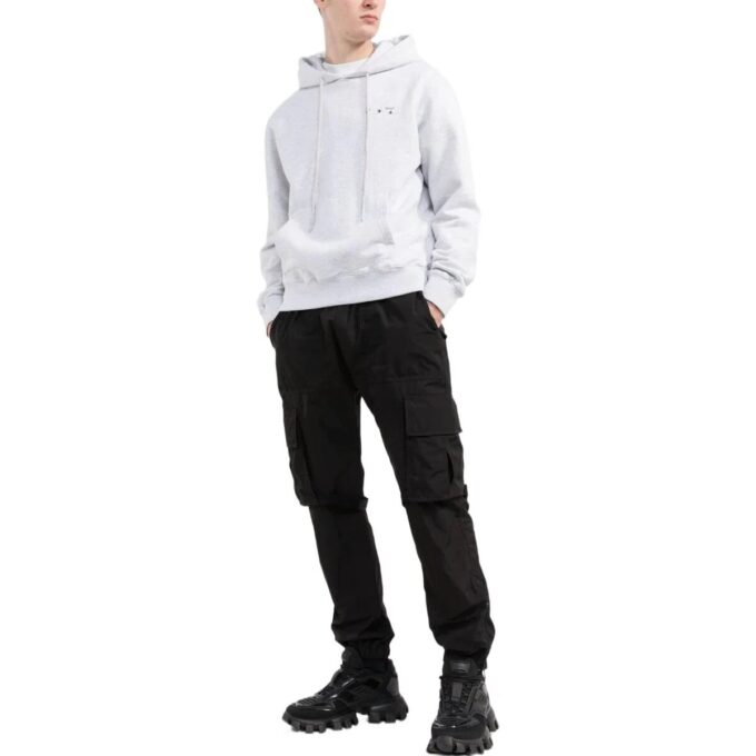 Straight-leg Cargo Trousers “Black”
