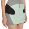 Stretch Color Block Skirt