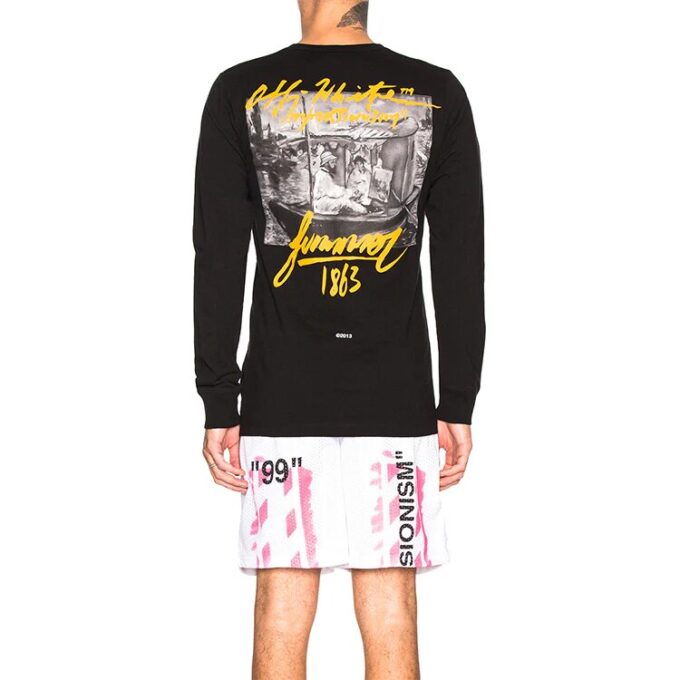 Summer 1863 Impressionism Print Long Sleeve T-Shirt