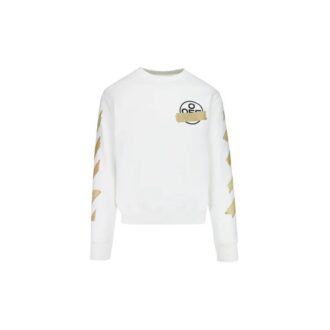 Tap Arrows Mens Logo Long Sleeve Round Neck Sweater Tape