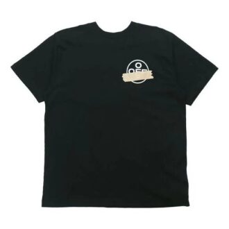 Tape Arrows Short Sleeve Over T-Shirt “Black”
