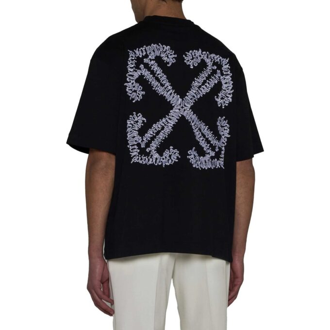 Tattoo Arrow Skate Short-Sleeve Tee “Black White”