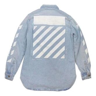 Temperature C/O Virgil Abloh Men’ s Temperature Denim Shirt Light Blue