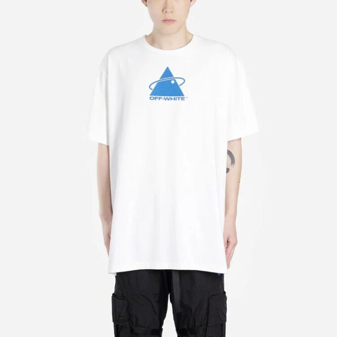 Triangle Planet Oversized Blue/White