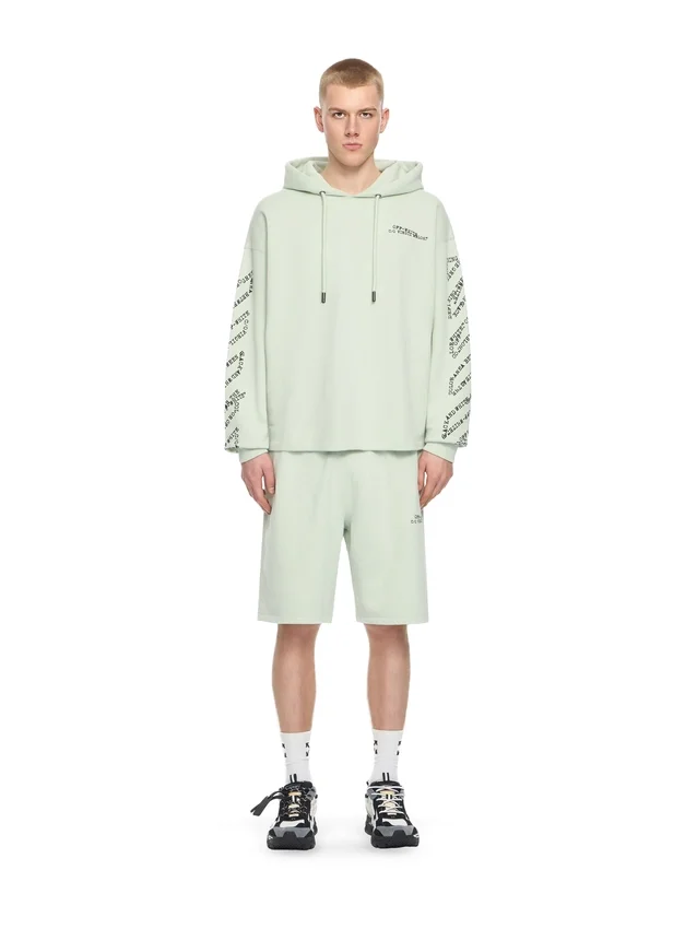 Type Arrow Diagonal Loose Hoodie Type Arrow Diagonal Loose Hoodie