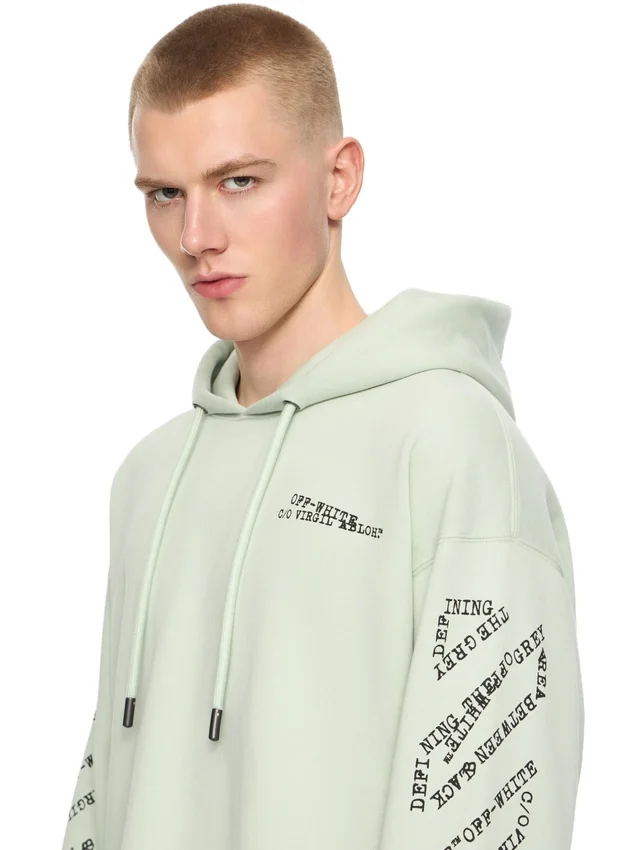Type Arrow Diagonal Loose Hoodie Type Arrow Diagonal Loose Hoodie