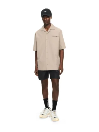 Type Arrow Poplin Bowling Shirt