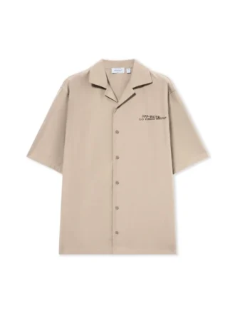 Type Arrow Poplin Bowling Shirt