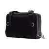 Unisex Leather Single-Shoulder Bag Black