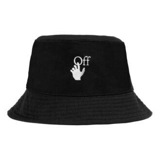 Unisex Logo Printing Fisherman Hat Black Unisex Logo Printing Fisherman Hat Black