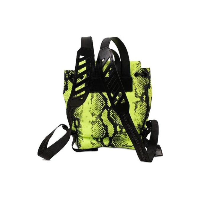 Unisex Nylon Snake Backpack Mini Yellow