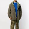 Unisex Padded Hooded Windbreaker Jacket Green