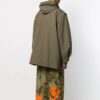 Unisex Padded Hooded Windbreaker Jacket Green