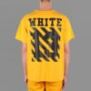 Unisex SS21 Co Virgil Ablo Ow Tee Yellow