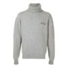 Unisex SS21 Logo Embroidery Sweater Gray