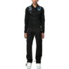 Varsity Patch Denim Jacket “Black Blue”