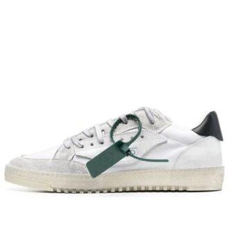 Vulcanized 5.0 Low Top Distressed Sneaker “White Black”