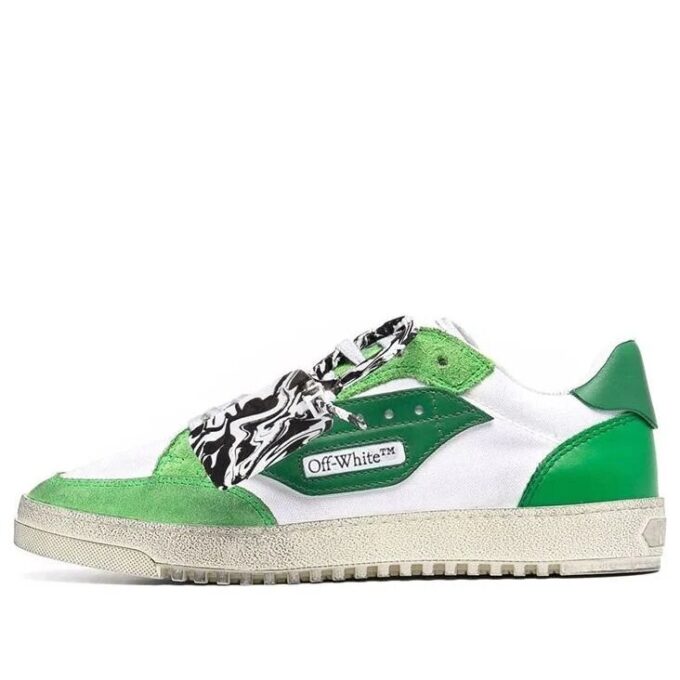 Vulcanized 5.0 Low-Top Sneaker “Green White”