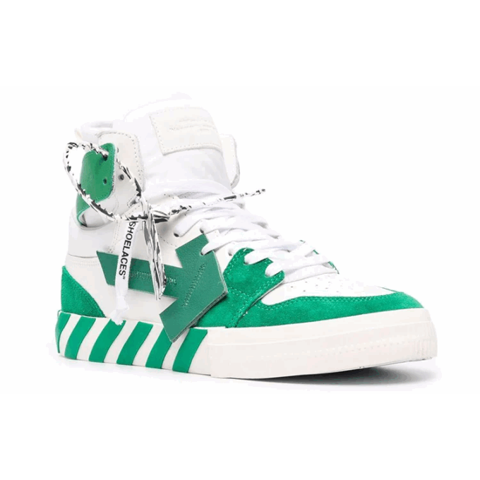 Vulcanized High-Top “Green White”