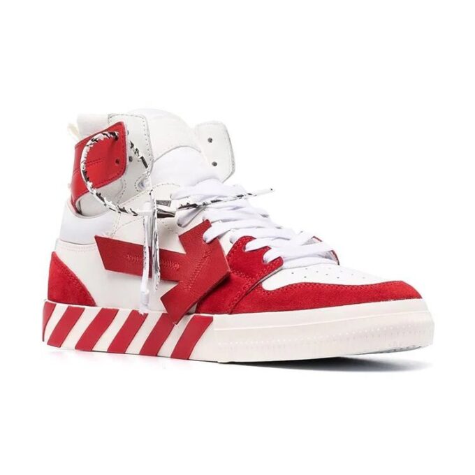 Vulcanized High-Top “Red White”