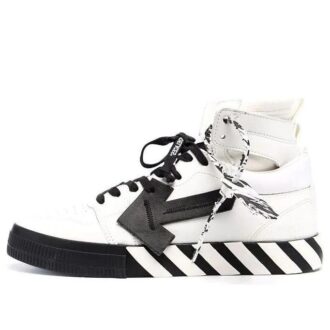 Vulcanized High-Top “White Black”