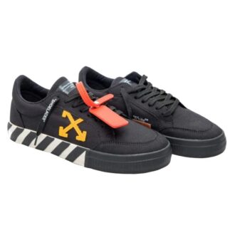 Vulcanized Low Canvas “Black Orange White”