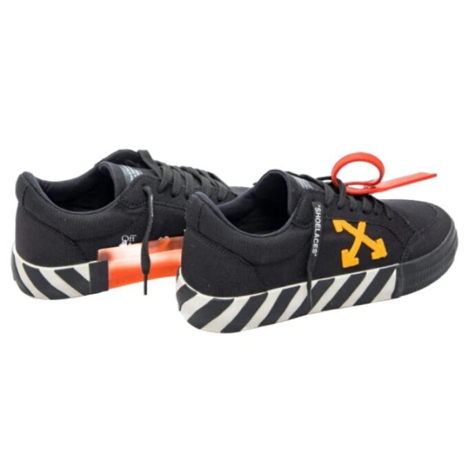 Vulcanized Low Canvas “Black Orange White”