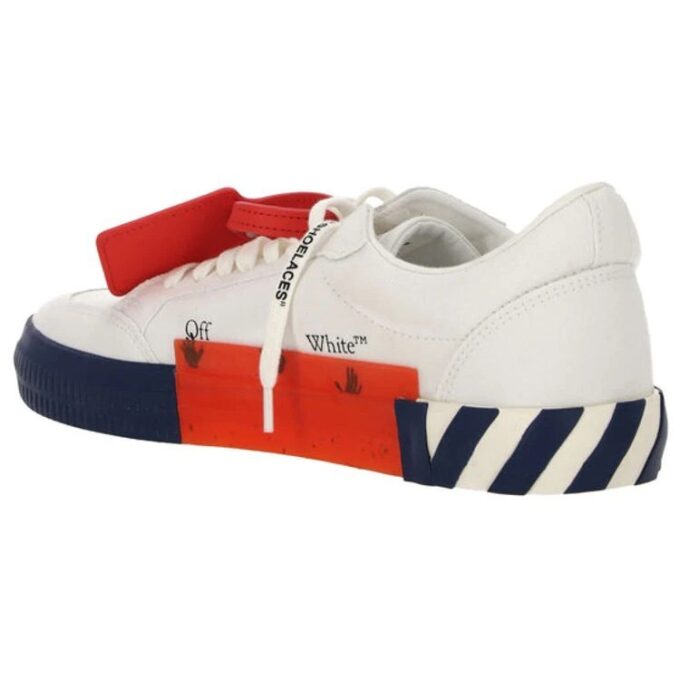 Vulcanized Low Canvas “White Black Red”