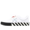 Vulcanized low-top Sneakers “White Black Orange”
