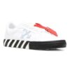 Vulcanized low-top Sneakers “White Black Orange”