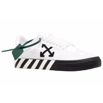 Vulcanzied Low Canvas “White Black”
