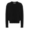 Wave Crew Neck Jumper “Black”
