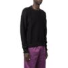 Wave Crew Neck Jumper “Black”