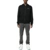 Wave Diag-Stripe Zip-Up Hoodie