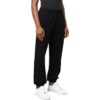 Wave Diagonal Slim Sweat Pant “Black”