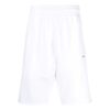 Wave Out Diag Mesh Shorts “White”