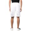 Wave Out Diag Mesh Shorts “White”