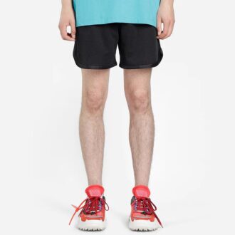 Wavy Line Mesh Shorts Black/Multicolor